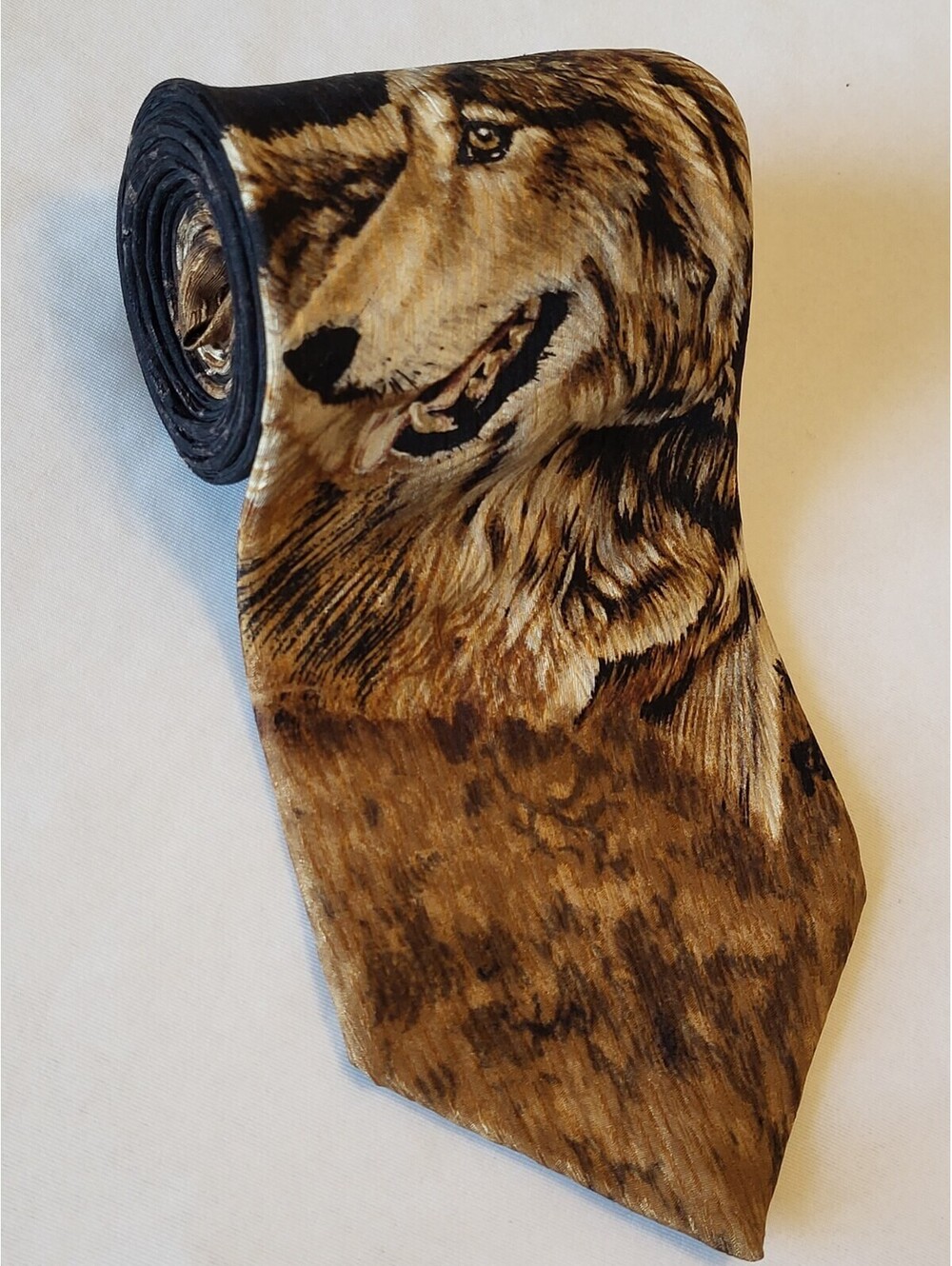 Endangered Species Wolf Should Others Follow 57" Classic Width Men's Neck Tie